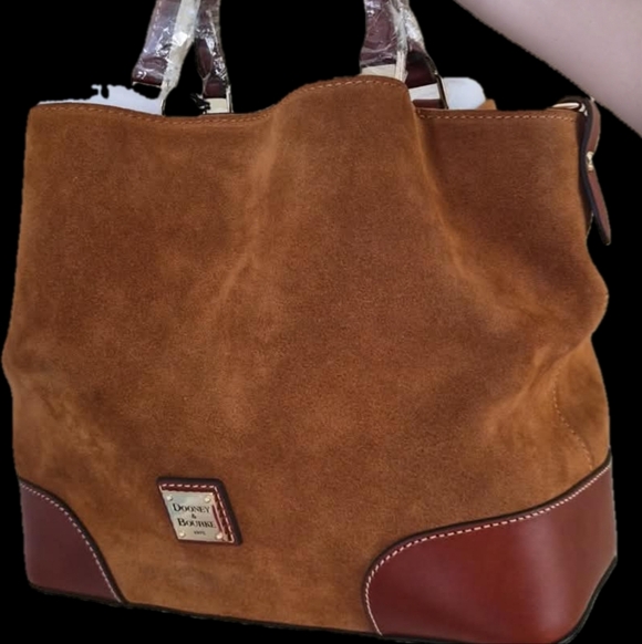 Dooney & Bourke Suede Bucket Bag - Picture 1 of 3